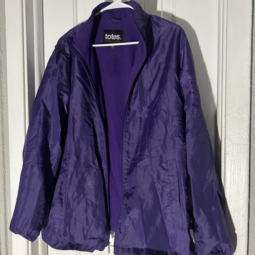 TOTES Purple Windbreaker